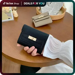 Minimalist Card Holder Wallet for Women – Slim & Lightweight RFID-Blocking Card Case, Fashionable Solid Color Design for Daily Essentials (Holds 6+ Cards)