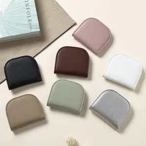 2026 New Solid Color Women's Coin Purse, Minimalist Small Wallet with Premium Look, Lightweight Durable Polyester Fabric, Slim Portable Card Holder for Daily Carry, Travel, Shopping & Everyday Use
