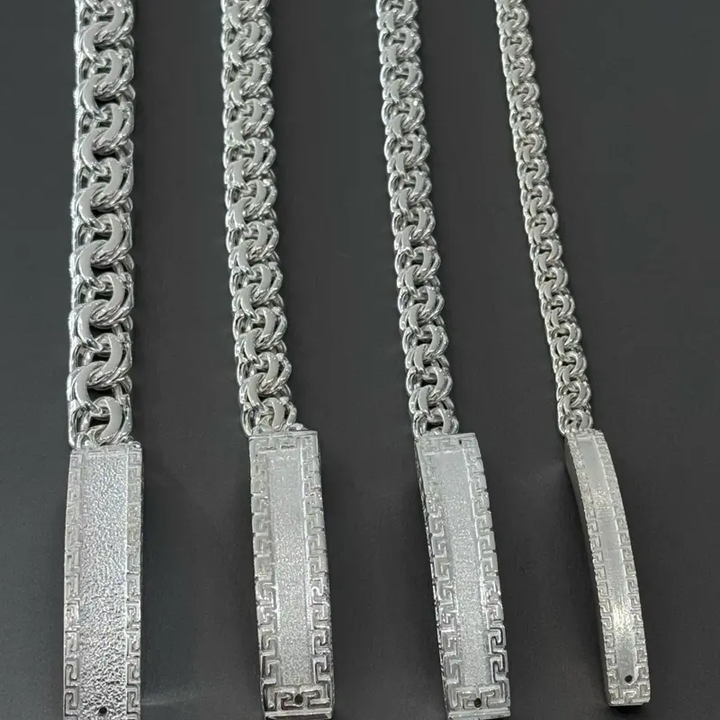 S925 CHINO  BRACELET WITH VERSA STYLE BOX LOCK