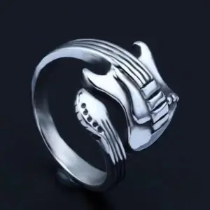 Rock Music Guitar Single Ring
