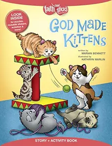 USED-God Made Kittens Story + Activity Book by Bennett, Marian (Paperback)