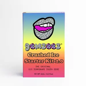 Gemzeez DIY Temporary Tooth Gemz Kit 2.0 – Results vary to last hours or weeks based on application and technique and cannot be guaranteed. .