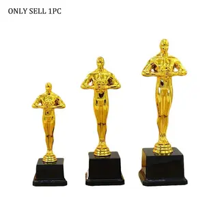 1 PC Trophy Statue, Plastic Award Cup, Party Decoration, Thank You Gift, Ideal for Events and Celebrations, Durable Design