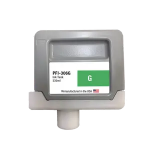 U.S. Remanufactured for Canon PFI-306G 330ml Green Ink Cartridge