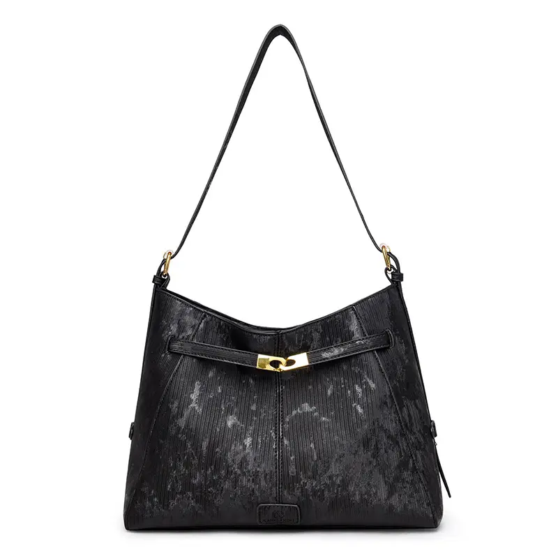 Women's Retro Splatter-Patterned Crossbody Bag - Large Capacity, Multiple Comp., Slip On, Crossbody Hands-Free, Stylish Daily Commuter Purse for Commuting, Shopping, Fits All Essentials