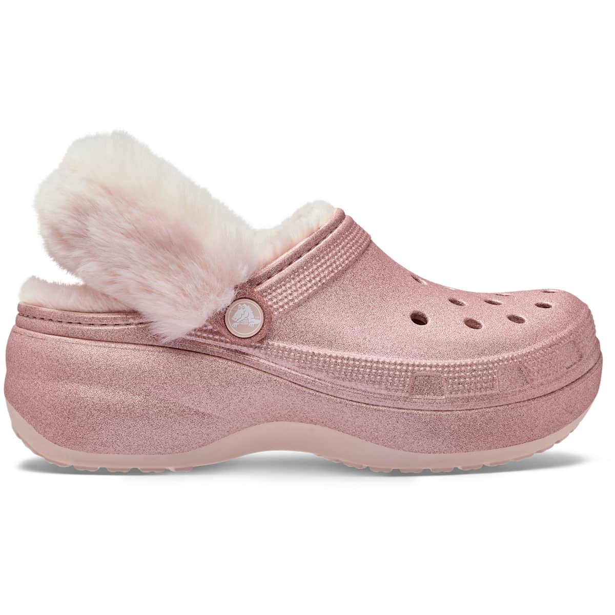Crocs Women’s Classic Platform Fuzz Lined Clogs