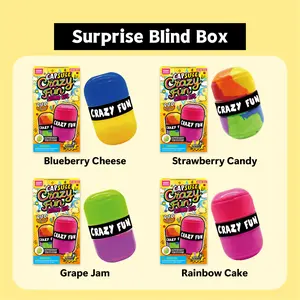 DLMdilemu Magic Butter Slime Capsule Easter Basket Stuffer with Surprise Blessing Note Scented Soft Sensory Fidget for Stress Relief Holiday Gift Idea Putty and Cloud Slime Mix