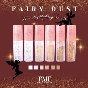 RMT 3-Pc Set FAIRY DUST HIGHLIGHTER Polvo De Hadas loose Shimmer Face and Body Highlighter Combo