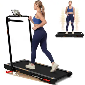 P3MAX Foldable Vibration Walking Pad with Handrail, 5-in-1 Fitness Solution for Home Walking, Jogging & Massage, 2.5HP Brushless Motor with 2-Level Incline