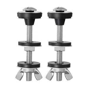 Universal Toilet Tank to Bowl Bolts Kit Heavy Duty Toilet Bolt Gasket Kit 2 Pack