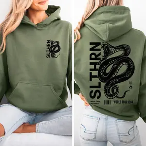 Green House Hoodie Wizard School Booktok Subtle HP Shirt Malfoy 2 Side Sweatshirt House of Serpent Universal Vacation Matching