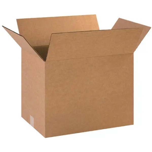 Box Partners 181214R Rectangular Cardboard Corrugated Boxes - 18 in x 12 in x 14 in, Quality Standard Strength, 25-Count