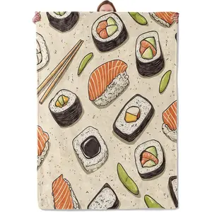 Sushi Flannel Blanket - Soft Warm Lightweight Gift for Women, Living Room, Home, Sofa, Travel Decor 50" x 60"