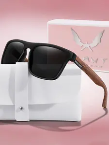 Classic Polarized Sunglasses with Case and Gift Packaging, Stylish UV Protection Glasses, Outdoor Fashion Sunglasses, Vintage Square Frame for Outdoor Activities, Perfect Gift for Christmas, Valentine's Day, and Mother's Day