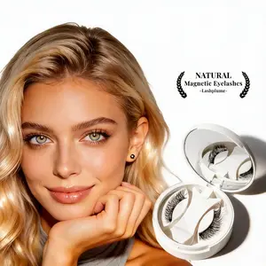 Magnetic Eyelashes with Applicator Wispy Magnetic Eyelashes Natural Look Magnetic Lashes NO Need Glue False Eyelashes with Magnets Eyelashes without Eyeliner by Lashplume