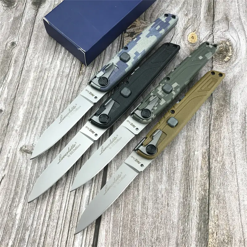 440C Steel Fruit Knives Lightweight Folding Pocket Knife with ABS Handle - Multi-purpose Everyday Carry Outdoor EDC Camping Tool for Kitchen Fish Cutt