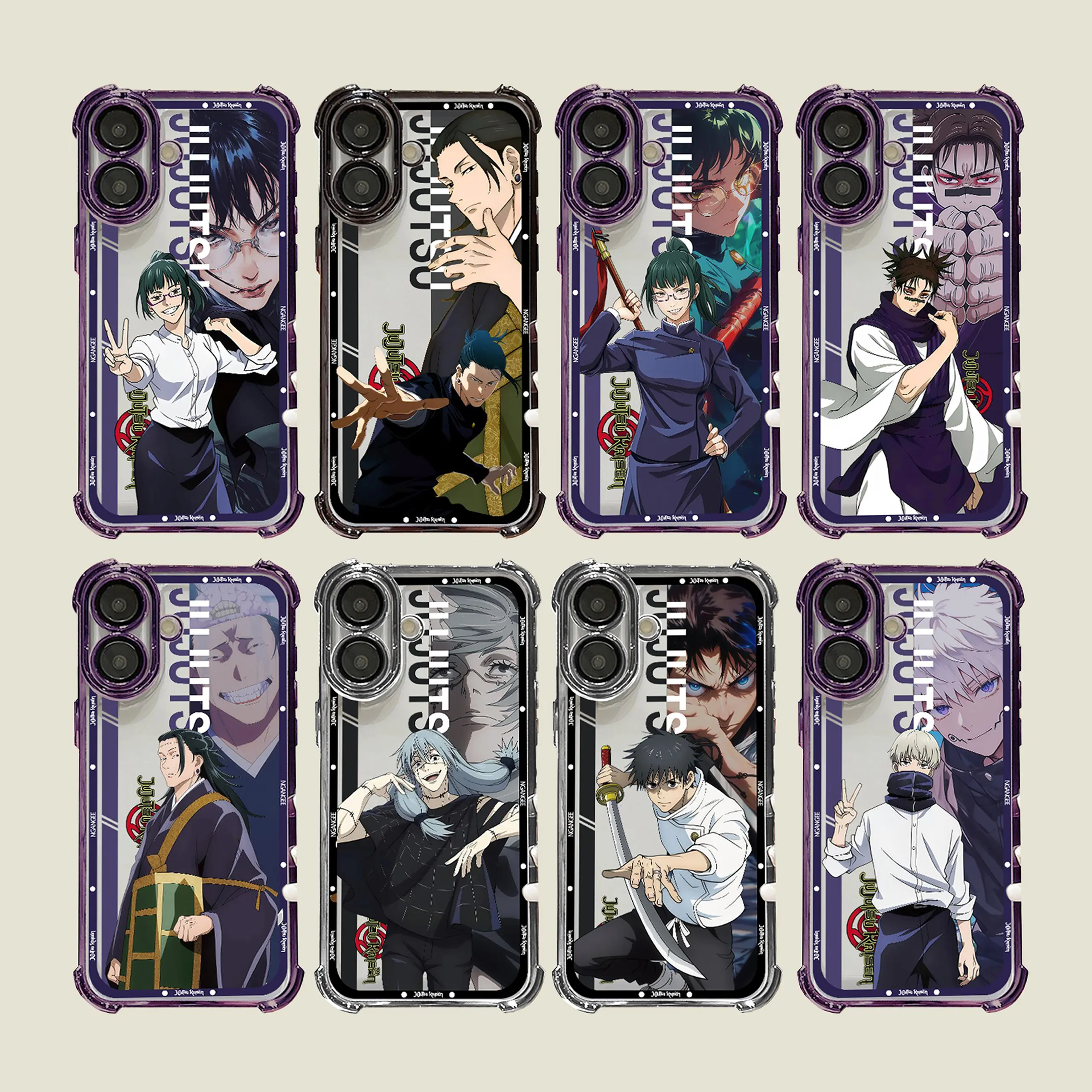 JJK Anime-Style Case for Samsung AND iPhone fit Galaxy S22 S23 S24 S25 S24ULTRA and iPhone 17 17AIR 17 PRO MAX 11 12 13 14 15 16 PLUS ZSHZ9-14