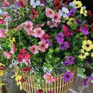 Artificial Flowers for Outdoor Indoor Garden Home Decoration, Faux Flower Daisy with Eucalyptus Leaves Fake Plants Greenery Boxwood Porch Patio, 12 Bundles (Mix Pink Red Purple Yellow) Artificial Flowers for Outdoor Indoor Garden Home Decoration, Faux Flower Daisy with Eucalyptus Leaves Fake Plants Greenery Boxwood Porch Patio, 12 Bundles (Mix Pink Red Purple Yellow)