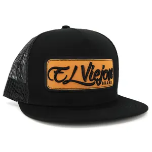 EVPatch Black (Camel Patch) flat visor hat