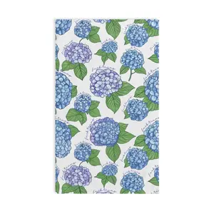 Subtle F*ck Trump Hand Towel, Hydrangeas Kitchen Towel, Anti Trump Tea Towel, Political Home Decor, FDT 4687, Democrat Mom Gift For Gardener