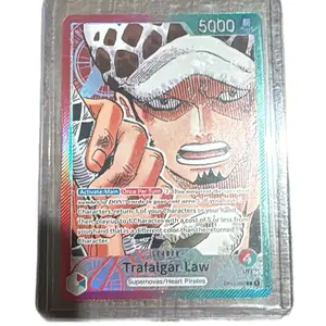 One Piece CCG Trafalgar Law PRE ERRATA BETA  Parallel Romance Dawn OP01-002