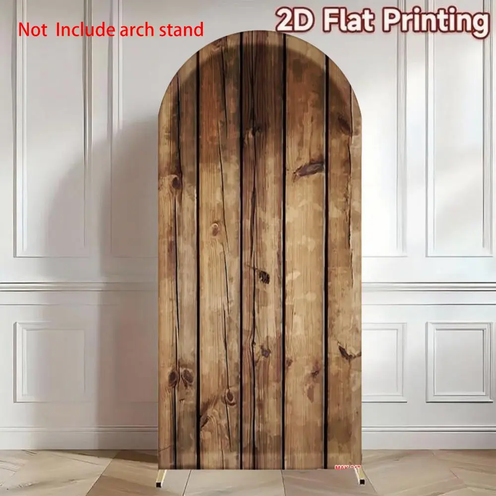 Wooden Arch Cover Photo Background Wooden Pattern Chiara Arch Cover Wedding Arch Covers for Wedding Birthday Baby Shower Backdrop Decor