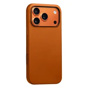 100% Genuine Italy Napa Leather Premium Handmade Magnetic Phone Case for iPhone 17 /17 Pro /17 Air /17 Pro Max with Magsafe