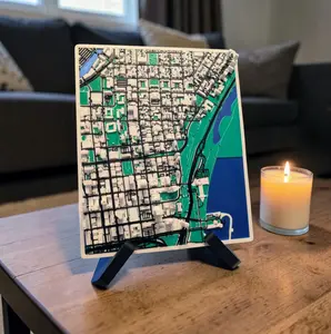 Milwaukee 3D City Map Art | City Skyline Decor | Urban Geography Map | Realtor Gift | Office Decor | Living Room Decor | House Warming Gift
