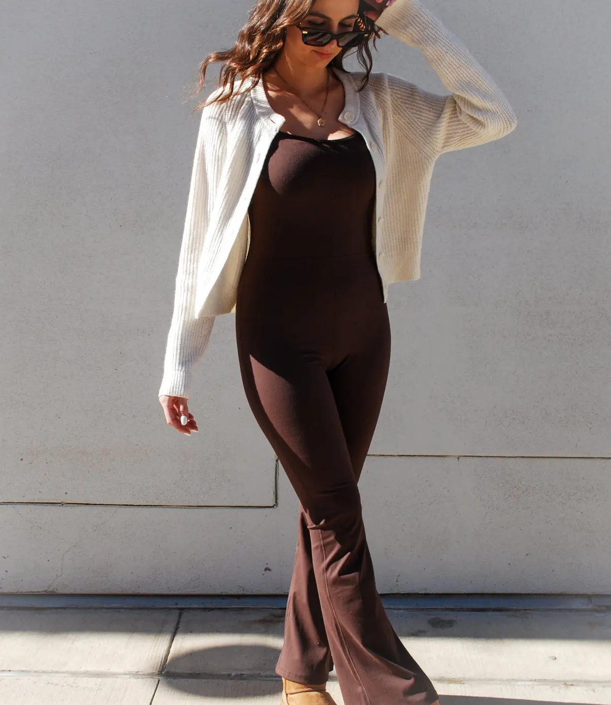 Mocha Jumpsuit
