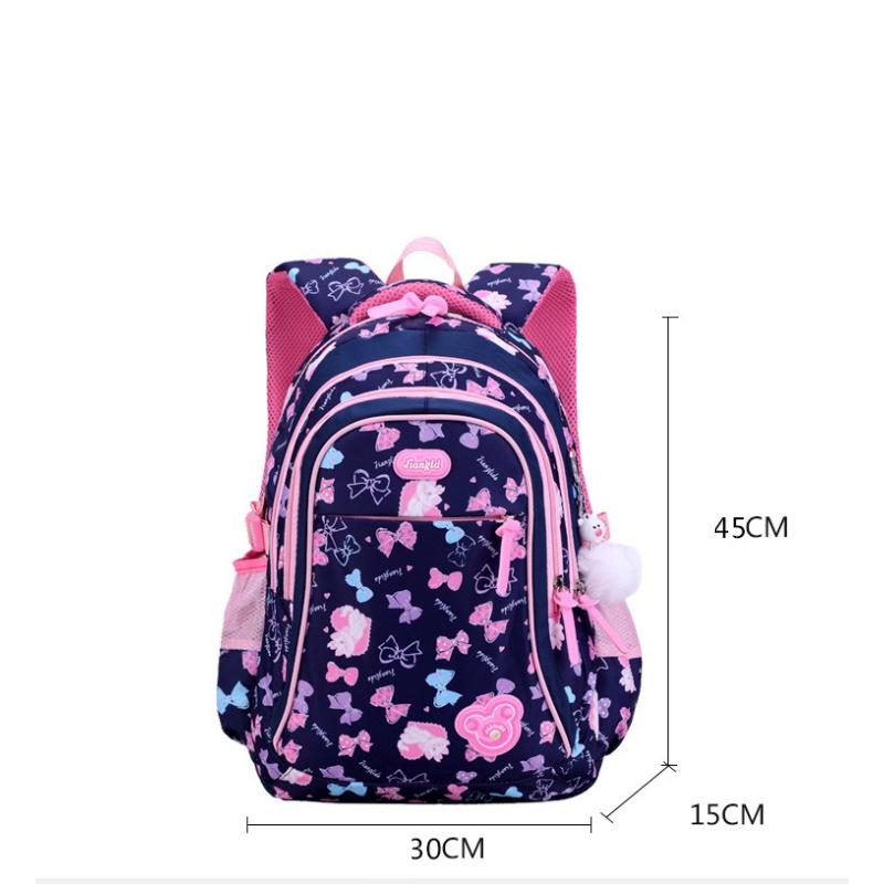 Cartoon Print Backpack Set 3 Piece School Bag with Lunch Bag and Pencil Case Casual Outdoor Backpack Set