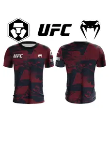 2026 Summer UFC Fan Best-Selling T-Shirt: Oversized Boxing and Extreme Sports Men’s T-Shirt, Quick-Dry Top