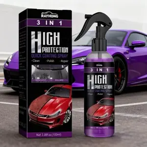 Car Ceramic Coating Spray - Highly Protective - Highly Polishable - Highly Hydrophobic Fast Graphene Nano Spray,car cleaning agent, car paint spray, car maintenance products suitable for a variety of models polish spray
