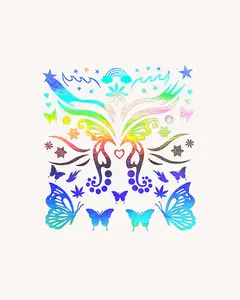 Holo Face and Body Stickers Mix Pack Holo Face and Body Stickers Mix Pack