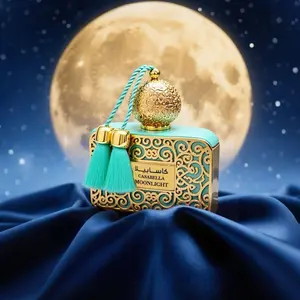 Le Chameau by Emper CASABELLA MOONLIGHT Perfume with Turquoise Tassel and Gold Accents for Aromatic Experience