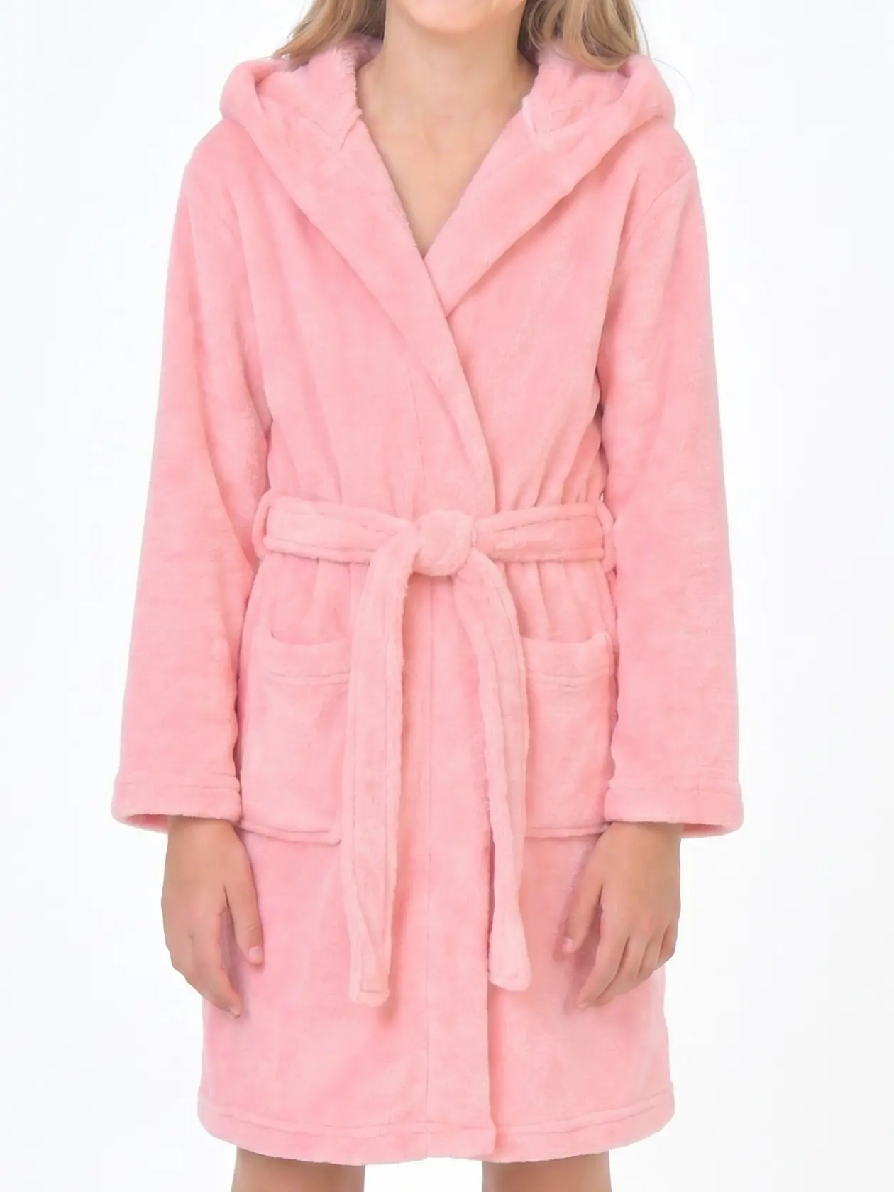 Pink Kids Robe Girls Robe Kids Robes for Girls | Premium Ultra Soft Hooded Flannel Bathrobe | Fleece Bath Robe Girls | Teen Robe for Kids Kid Robe | Plush Winter Sleepwear Loungewear Cozy Birthday Gifts for Toddler Kid & Girl Clothes