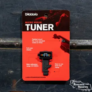 D'Addario PW-CT-14 Micro Violin Tuner