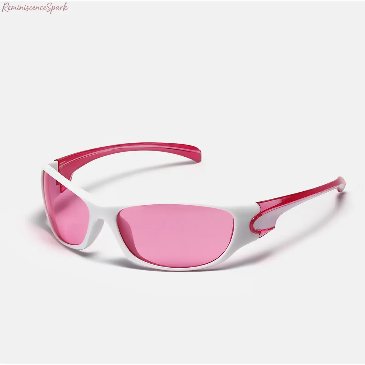 2026 Unisex Wrap-Around Y2K Sunglasses, Futuristic cyber style with UV400 protection, lightweight PC frame shades for streetwear, edgy outfits and daily casual wear, Casual Stylish Glasses