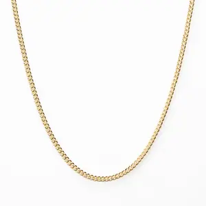 Luxury 14kt Gold Cuban Chain - 3mm