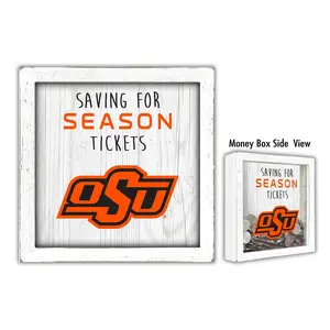 Oklahoma State Saving For Tickets Money Box