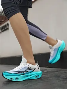 Men's Running Shoes Marathon Full Sole Carbon Board, Competitive Race Sports Shoes, Student Running Shoes, Comfortable and Durable