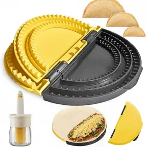 3-in-1 Tortilla Press & Dumpling Maker | Empanada, Taco & Quesadilla Sealer | Easy Kitchen Tool for Perfect Stuffed Tortillas