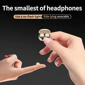 New Mini Invisible Wireless Earphones, Ultra Long Battery Life, Wireless Charging Case, HiFi Stereo Sound, Essential for Gaming and Music, Wireless Chargeable Headphones
