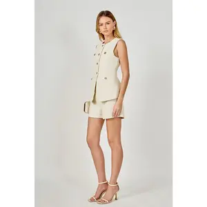 Lauren Tweed Buttoned Shorts