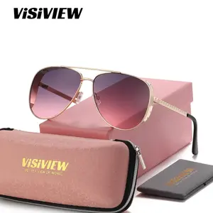 VISIVIEW Unisex Casual Elegant Full Frame Sunglasses Sporty-looking Frog Frame Sunglasses UV400