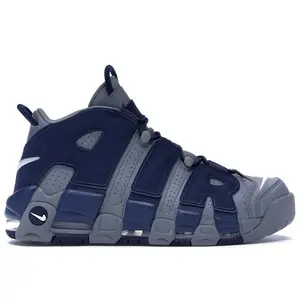 Nike Men's Air More Uptempo Cool Grey Midnight Navy Basketball Shoes, from StockX