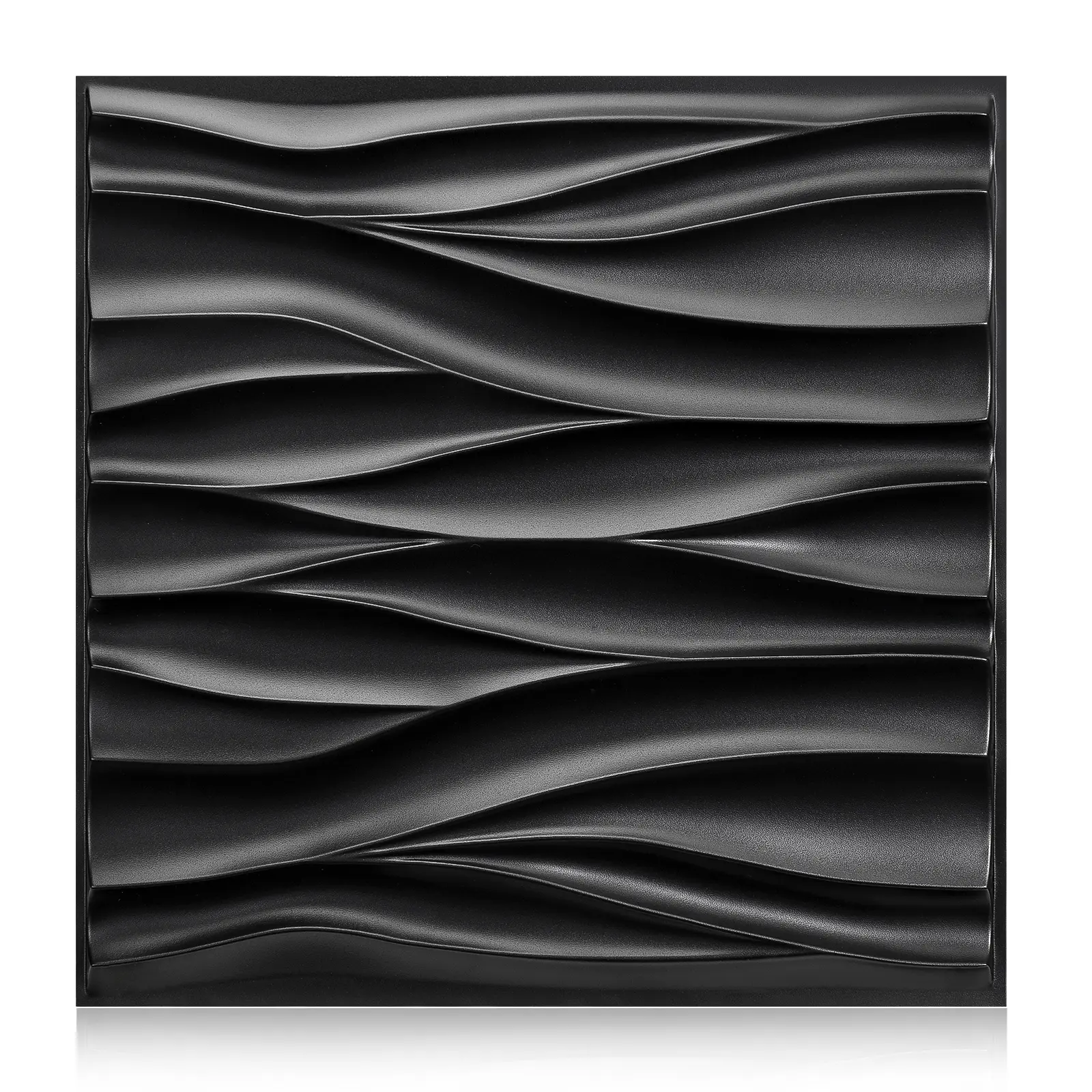 Aadesh PVC Plastic 3D Wall Panels, Waterproof and Fire-Resistant, 11.8x11.8 Inches, Ideal for Living Rooms, Bedrooms, Hotels, Offices
