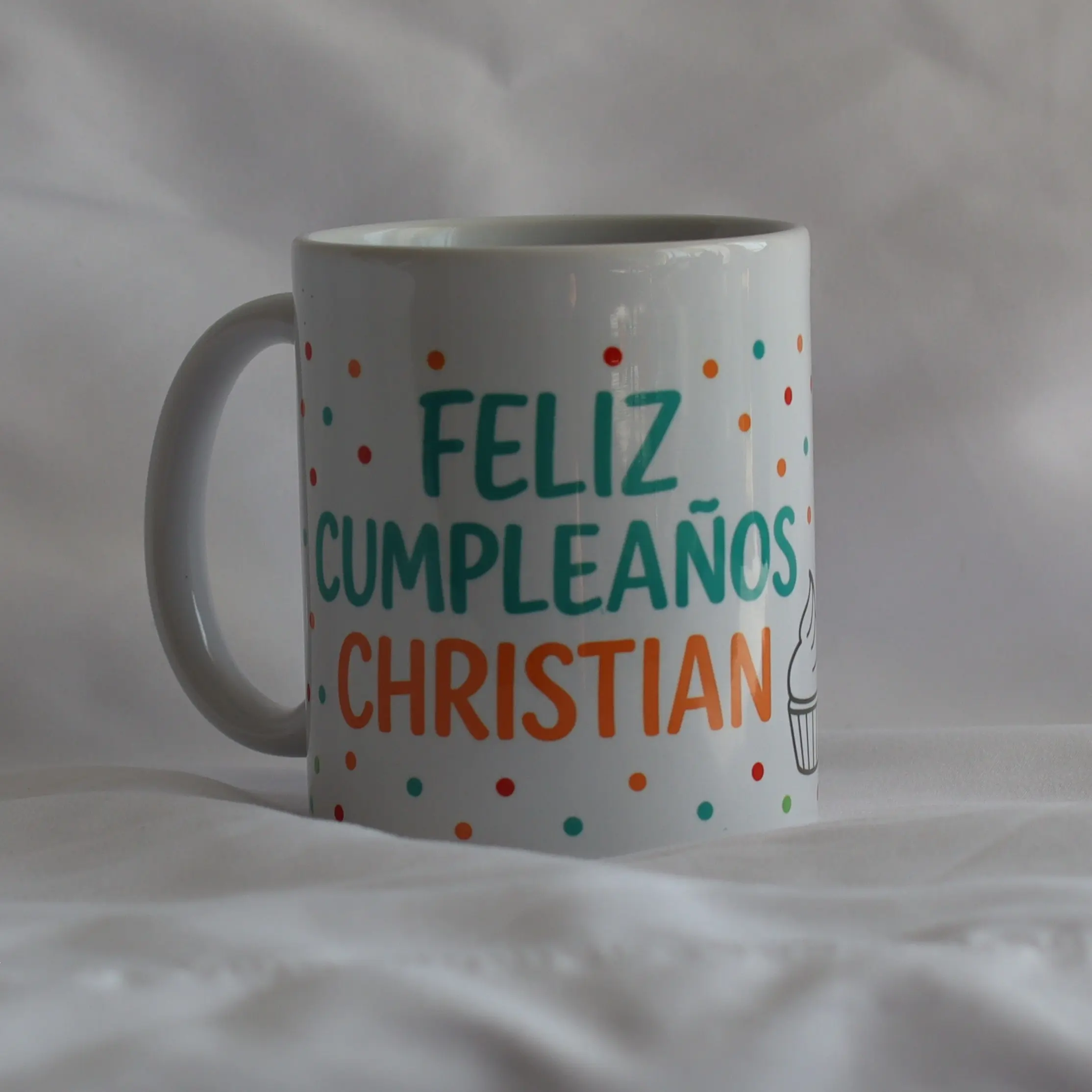 Taza personalizada "Hoy es tu día" – con nombre y dedicatoria