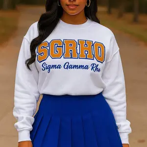 Butler University Sweatshirt | Sigma Gamma Rho Sorority Shirt | Embroidery & Twill Applique Greek Apparel | Where It All Began