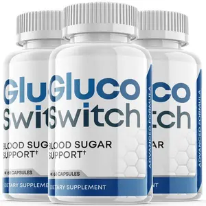 Gluco Switch Blood Sugar Support Capsules 180 Capsules 3 Pack