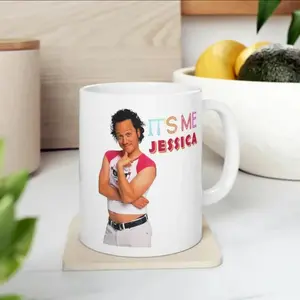 It's Me Jessica Jumbo Coffee Mug Funny Movie Fan Gift ver 1 11 oz White Ceramic Mug Dishwasher & Microwave Safe Personalized Customized High-Quality Vibrant Colors Made in USA confusing  gifts jessica jumbo coffee mug